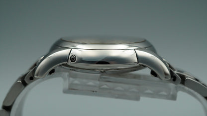 N MINT 1990s ORIS Artelier Complication 7554 Automatic Silver 37mm Mens Watch