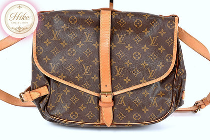 Louis Vuitton Saumur 35 Monogram Shoulder Bag M42254 Authentic Condition *B*