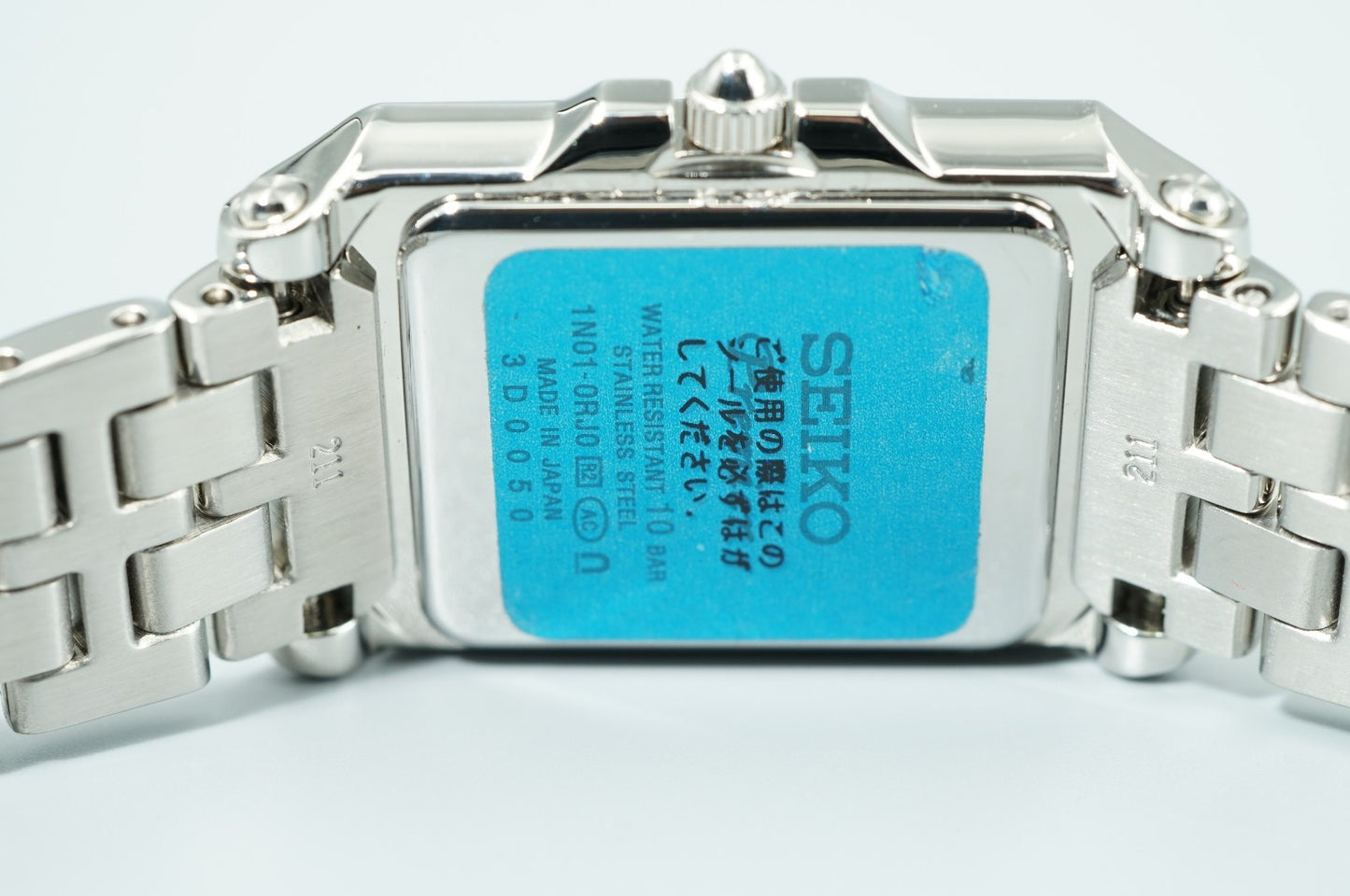*MINT* SEIKO Premier 1N01-0RJ0 Quartz White Dial Square 22mm Women,Ladies Watch