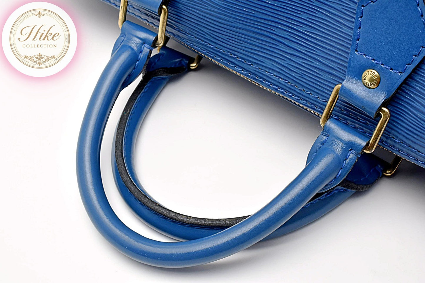 Louis Vuitton Speedy 30 Epi Toledo Blue Handbag M43005  Authentic Condition *SA*