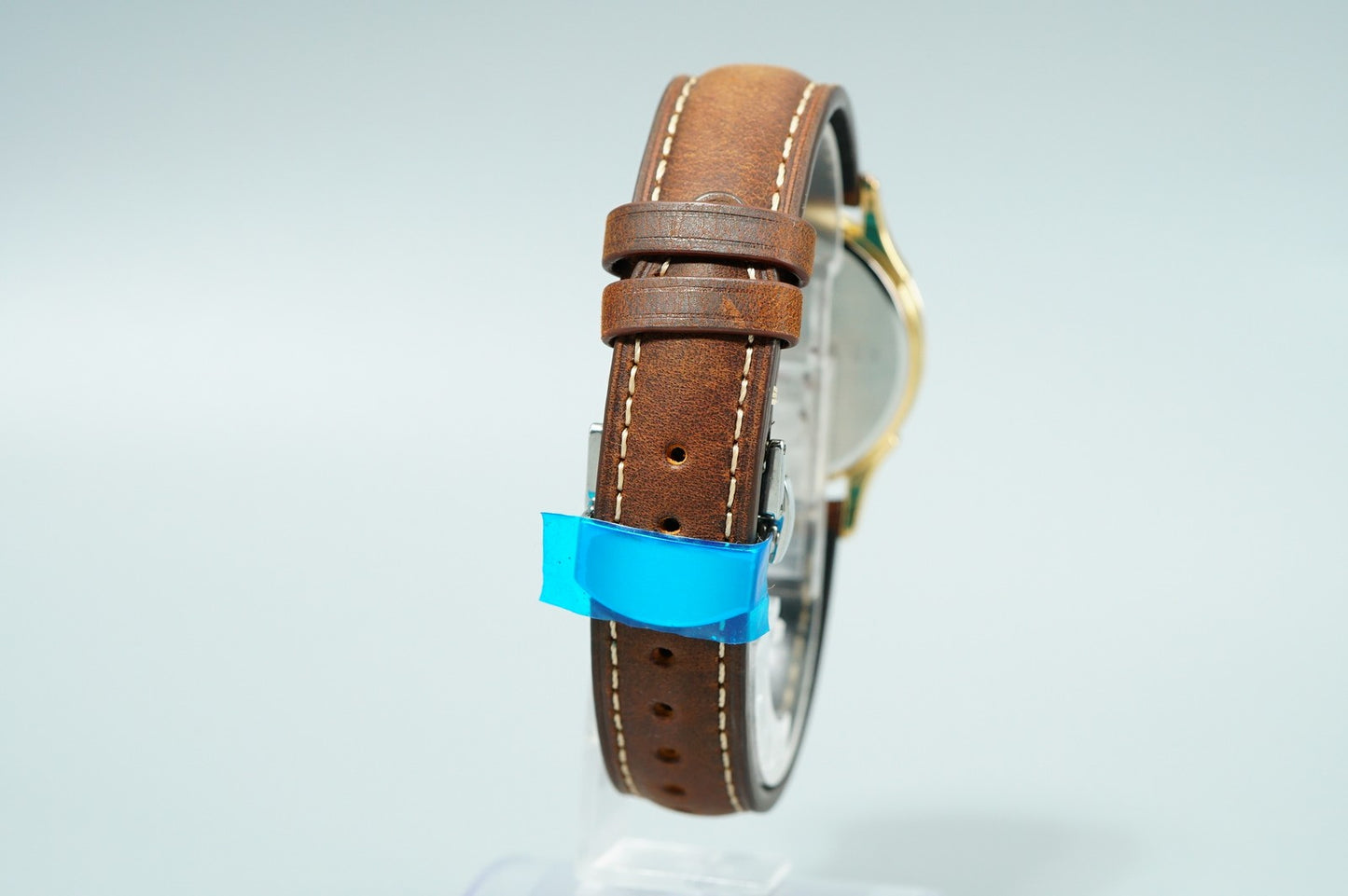 *MINT* Vintage 1998 SEIKO Dolce 5E31-7A40 Quartz Gold Dial Round 34mm Mens Watch