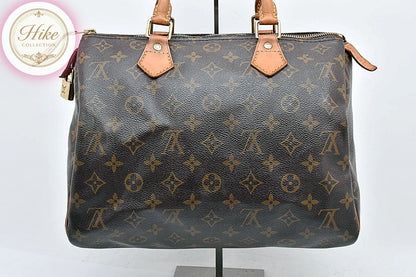 Louis Vuitton Speedy 30 Monogram Brown Handbag M41526 Authentic Condition A #32