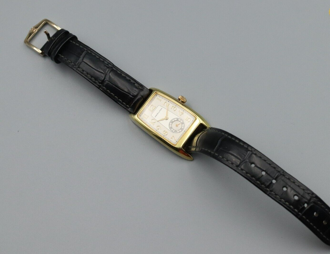 *Exc+5* Vintage HAMILTON American Classic 6240 Quartz White Dial Women Watch