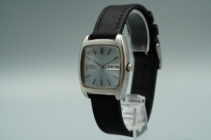 Exc+5 Vintage SEIKO LORD MATIC 5606-5040 Automatic Silver Square 33mm Mens Watch