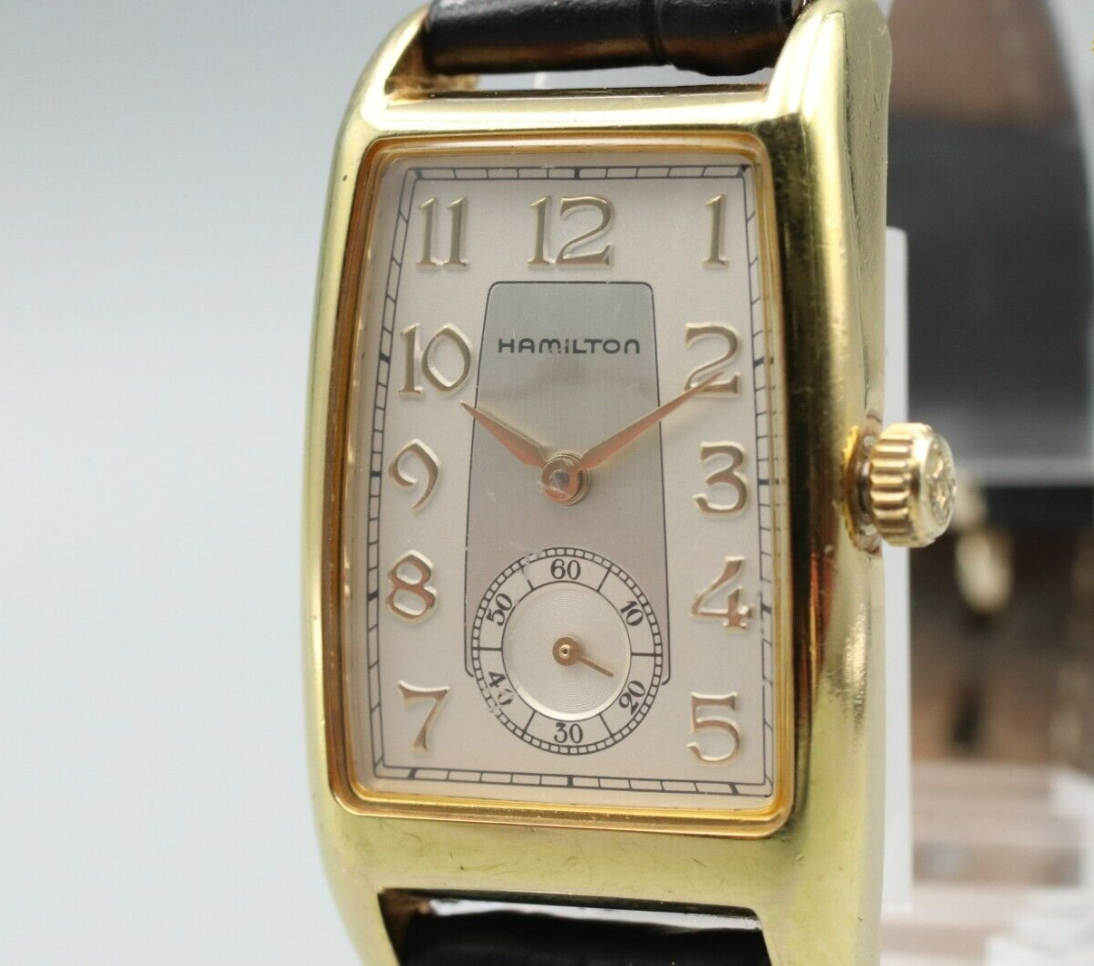 *Exc+5* Vintage HAMILTON American Classic 6240 Quartz White Dial Women Watch