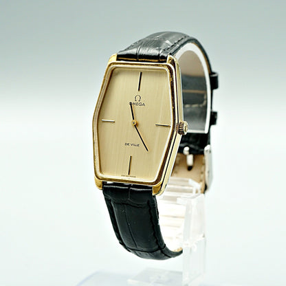 Exc+5 Vintage 1972 OMEGA De Ville Cal.620 HandWind Gold Hexagon 28mm Women Watch