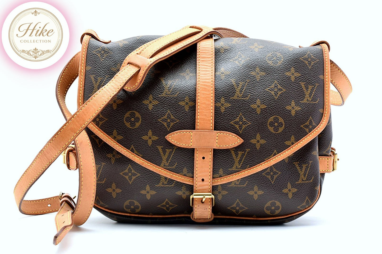 Louis Vuitton Saumur 30 Monogram Shoulder Bag M42256 Authentic Condition *AB*