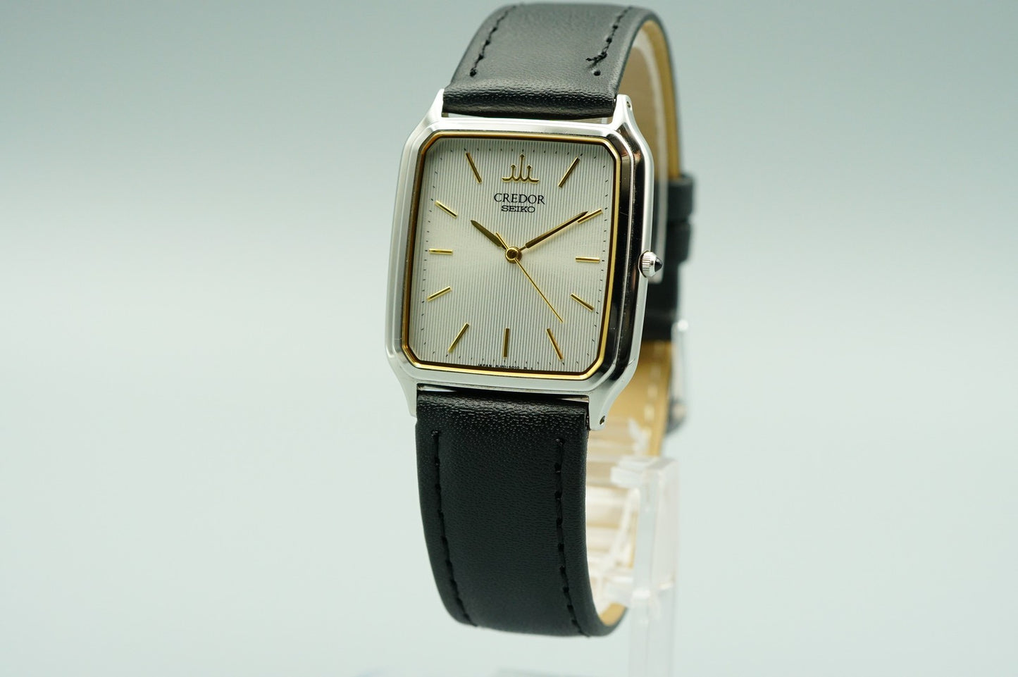 Vintage 1989 SEIKO CREDOR GCAR009 8J81-5020 Qz Cream Square 27mm Women Watch