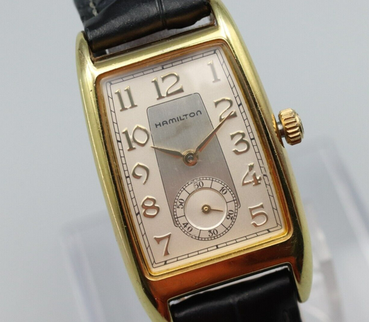 *Exc+5* Vintage HAMILTON American Classic 6240 Quartz White Dial Women Watch