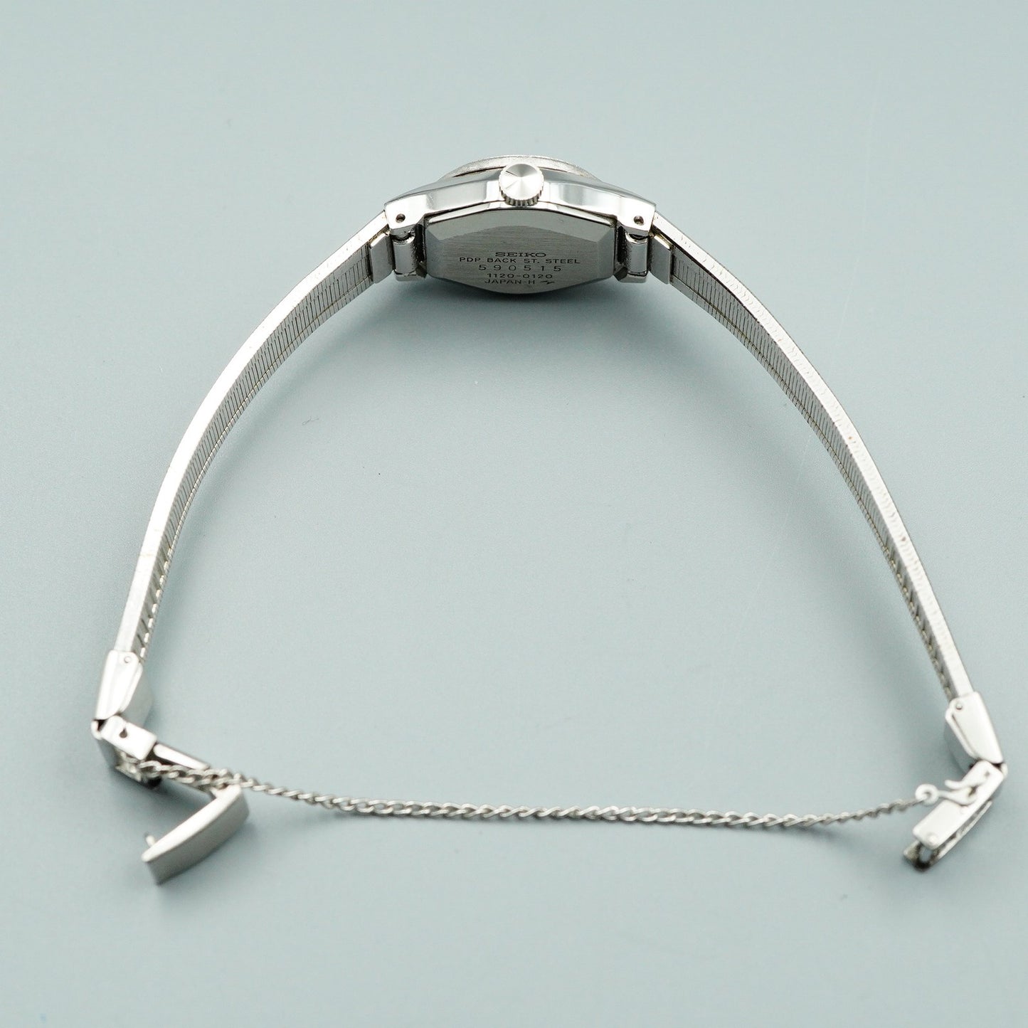 *Exc+5* Vintage 1975 SEIKO HI-BEAT 1120-0120 Hand Wind Silver 19 mm Women Watch