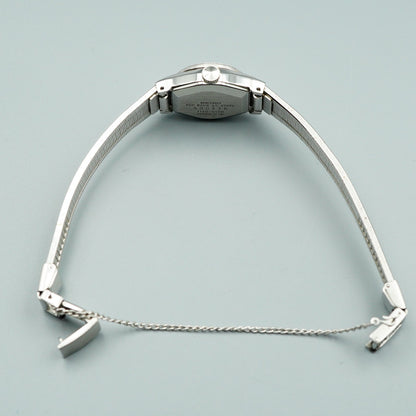 *Exc+5* Vintage 1975 SEIKO HI-BEAT 1120-0120 Hand Wind Silver 19 mm Women Watch