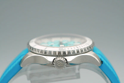 *MINT* BREITLING superocean A17377 Automatic Blue Dial Round 36mm Mens Watch