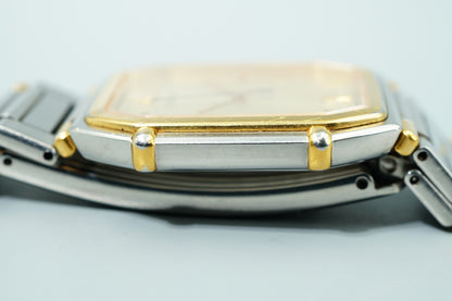 Exc+5 Vintage 1994 SEIKO CREDOR  7771-5011 Quartz Gold  Hexagon 30mm Mens Watch