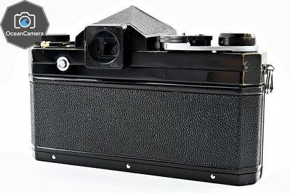 SN706xxxx *Exc+5* Nikon F Eye Level Black 35mm SLR Film Camera Body From JAPAN