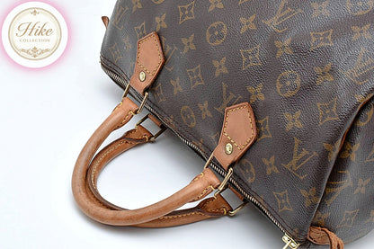Louis Vuitton Speedy 30 Monogram Brown Handbag M41526 Authentic Condition A #32