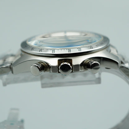 SEIKO N700S Nozomi 1St Anniversary 8T63-00X0 Quartz Silver 43mm Mens Watch