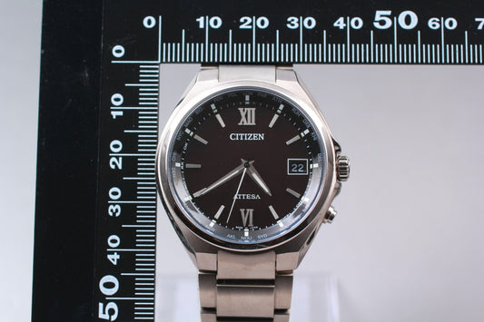 MINT in Box Citizen H149-S125626 Eco Drive Solar Black Dial Mens Watch JAPAN