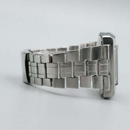 *Exc+4* Vintage SEIKO 5 ACTUS 6106-5470 Quartz Brown Dial Rectangle Women Watch