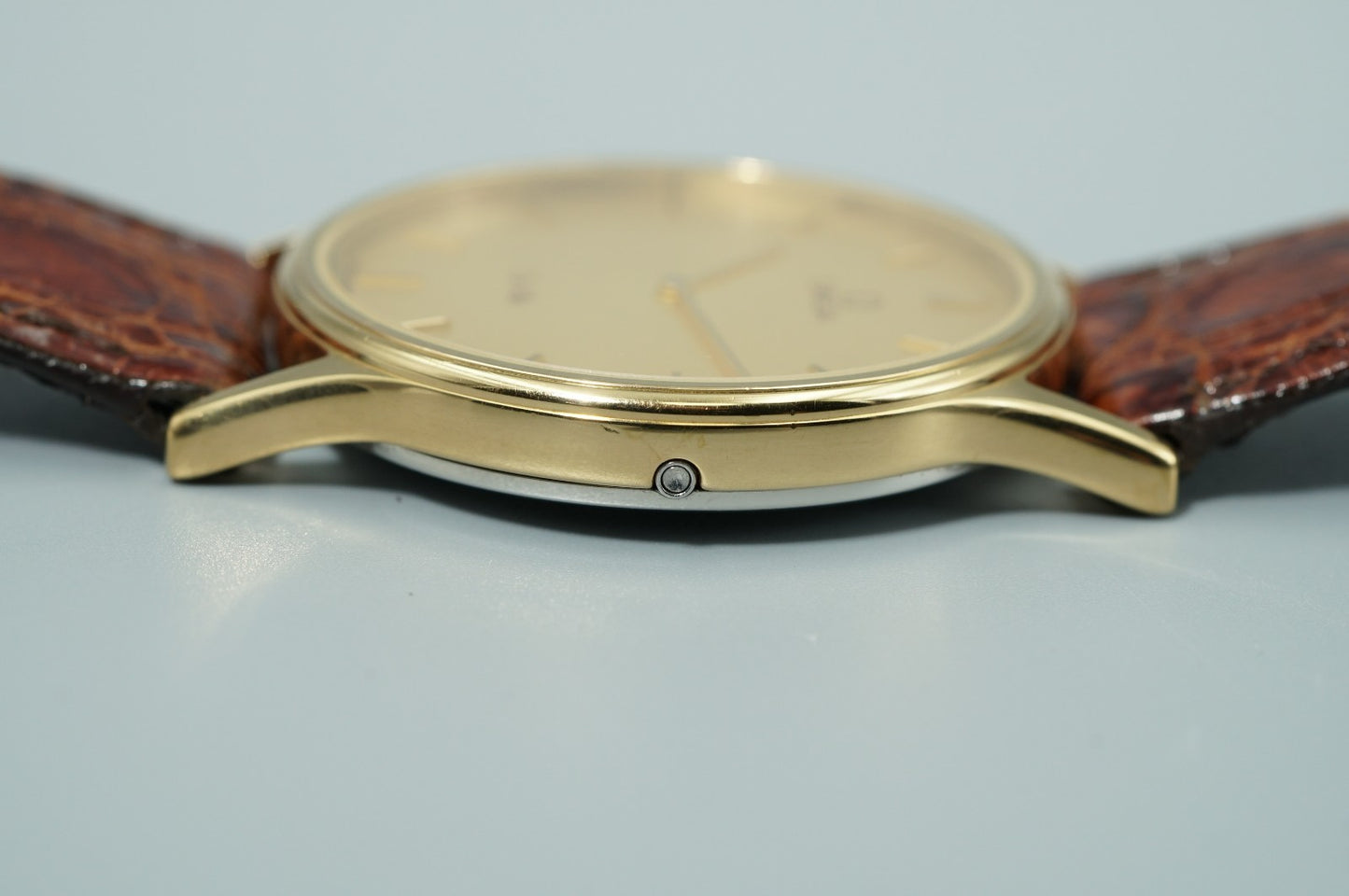 *NEAR MINT* Vintage 1980s OMEGA De Ville Cal.1365 Quartz Gold 31mm Mens Watch