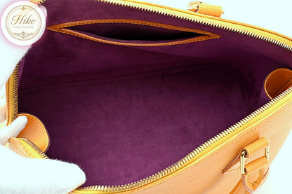 Louis Vuitton Alma Epi Yellow Handbag M52149 Authentic Condition *SA*