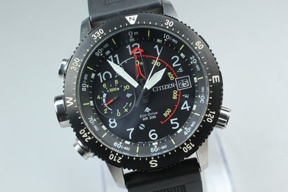 **MINT** Citizen Promaster J280-R008455 Date Eco Drive Solar Mens Watch JAPAN