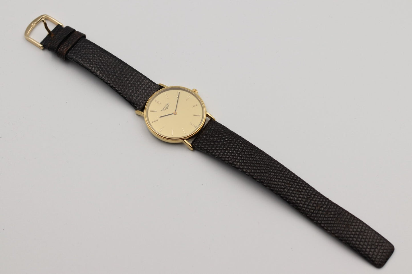 *N MINT* Vintage 1990s LONGINES Grand Classic L4.637.2 Qz Gold 32mm Mens Watch