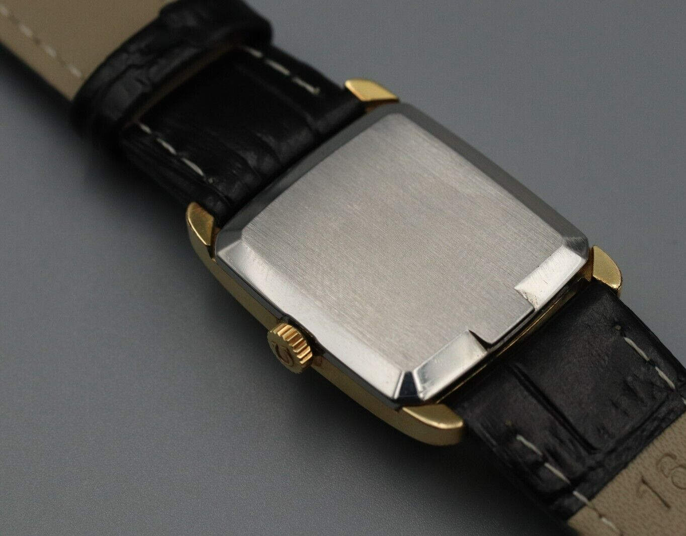 *Exc+5* Vintage OMEGA De Ville Cal.625 HandWinding Brown Dial Square Women Watch
