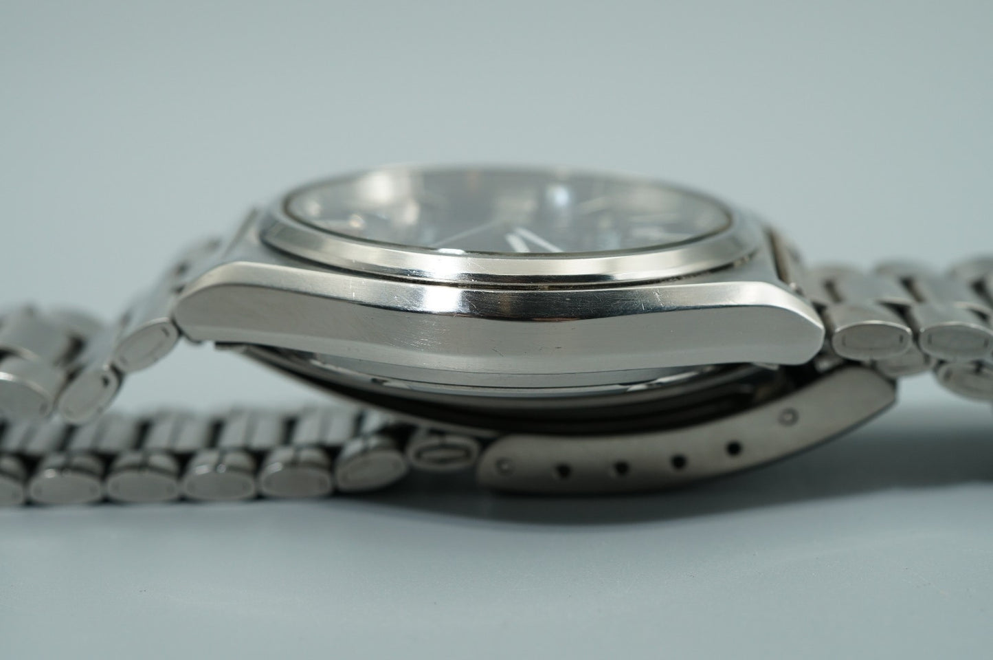 Working for Parts Vintage 1980s SEIKO Silver Wave 8229-8000 Qz 37mm Mens Watch