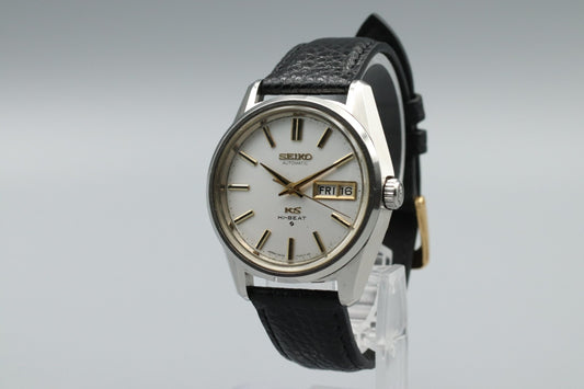 1971 N MINT Vintage SEIKO King KS Hi BEAT 5626-7040 Automatic DayDate Mens Watch