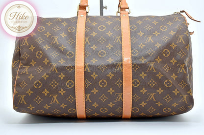 Louis Vuitton Keepall 45 Monogram Brown Handbag M41428 Authentic Condition *A*
