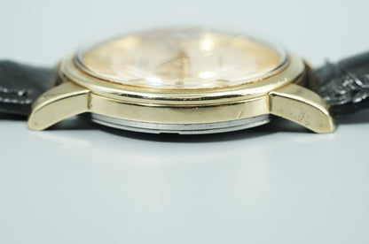 Vintage 1962 OMEGA Seamaster Cal.552 Automatic Gold Cross Line 36mm Mens Watch