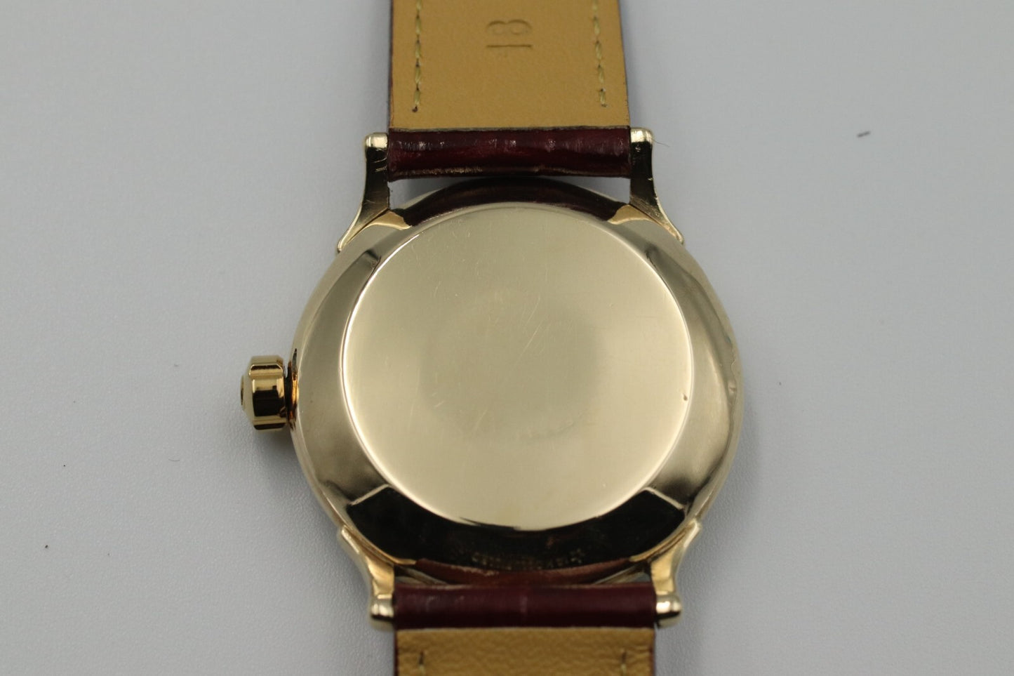 Serviced! OMEGA Cal.344 Automatic 14k Small Second White Dial 33mm Mens Watch