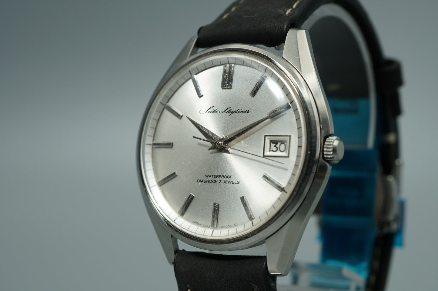 *N MINT* Vintage1965 SEIKO Skyliner 6222-8000 Automatic Silver 37mm Mens Watch
