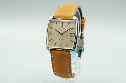N MINT Vintage 1970 OMEGA De Ville Cal.1002 Hand Wind White 32mm Mens Watch