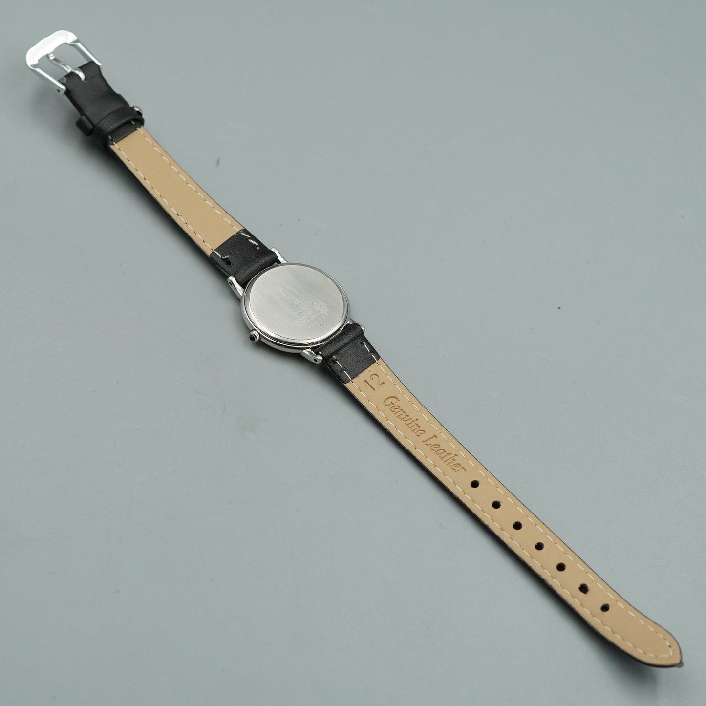 *NEAR MINT* Vintage SEIKO CREDOR 1271-0011 Quartz Silver Round 24mm Women Watch