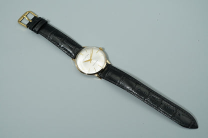 *N MINT* Vintage 1961 SEIKO Crown J15002 Hand Wind Silver Round 35mm Mens Watch