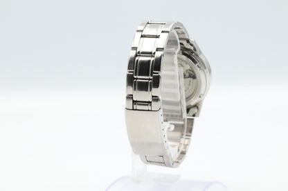 *NEAR MINT* SEIKO Diashock 6R15-00B0 Automatic White Dial Day Mens Watch JAPAN