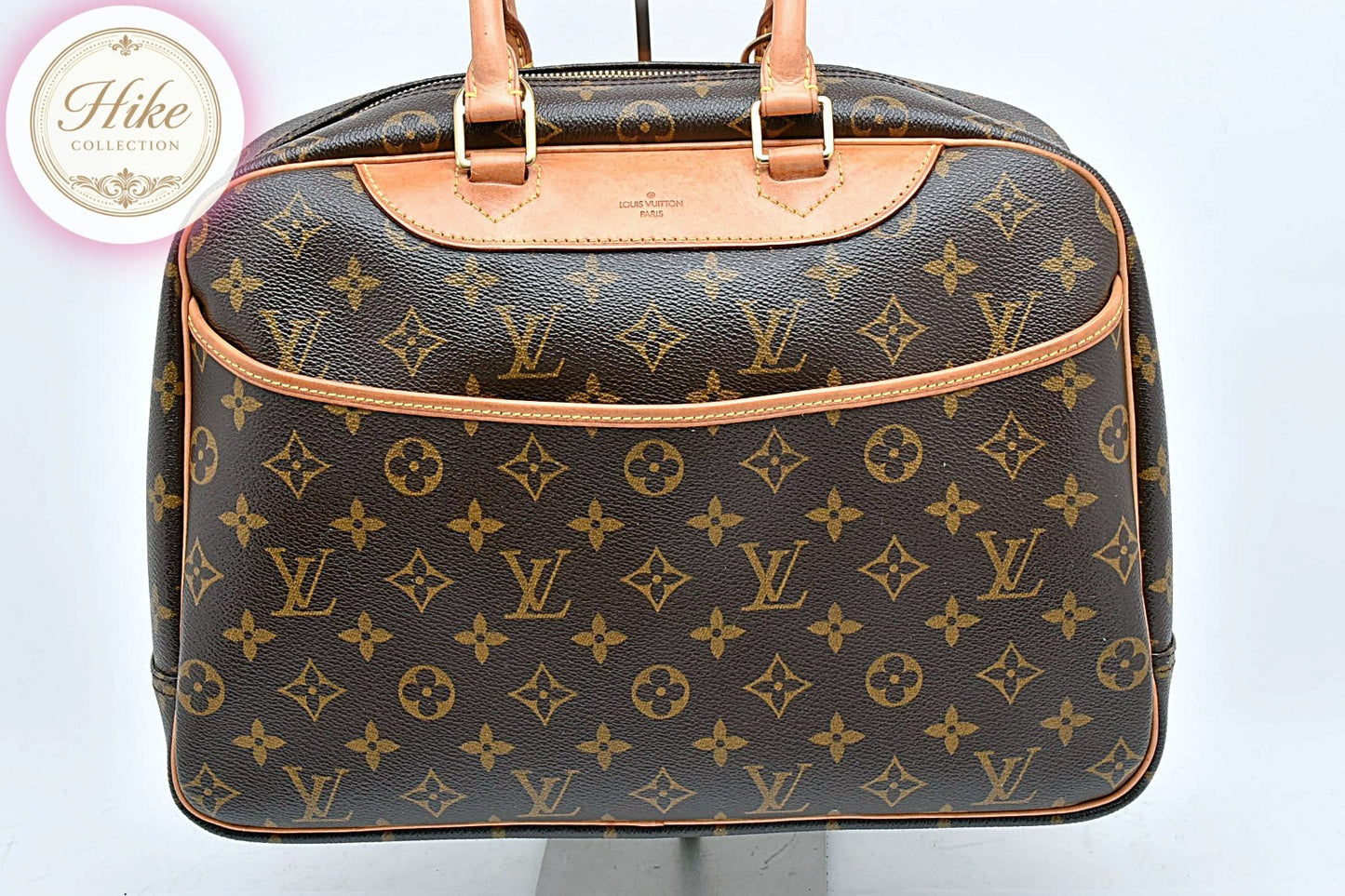 Louis Vuitton Deauville Monogram Brown Handbag M47270 Authentic Condition SA #38