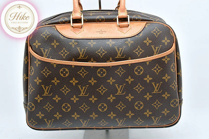 Louis Vuitton Deauville Monogram Brown Handbag M47270 Authentic Condition SA #38