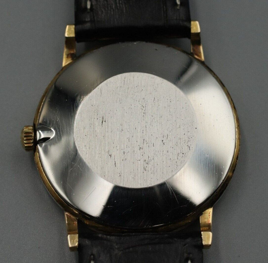 *Exc+4* Vintage OMEGA De Ville Cal.625 Hand Winding Gold Dial Round Mens Watch