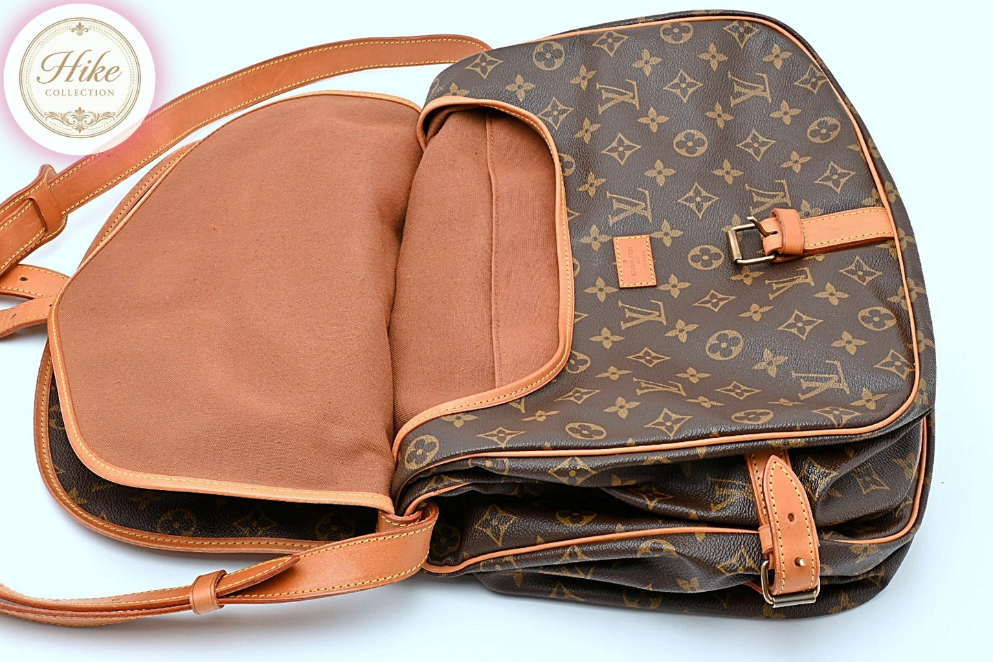 Louis Vuitton Saumur 43 Monogram Brown Shoulder Bag M42252 Auth Condition A #80
