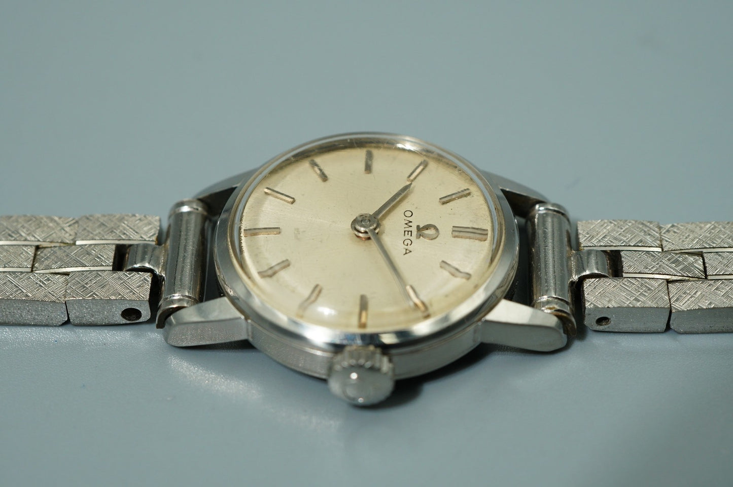 Exc+5 Vintage1963 OMEGA  Cal.620 Ref.511.015 Hand Wind Silver 20mm Women Watch