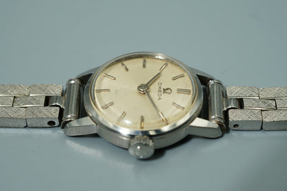 Exc+5 Vintage1963 OMEGA  Cal.620 Ref.511.015 Hand Wind Silver 20mm Women Watch