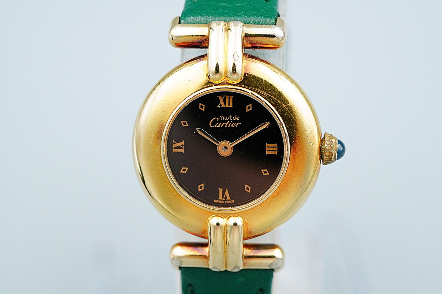 *NEAR MINT* Vintage Cartier Must de Cartier Colisee 590002 Qz 24mm Women Watch