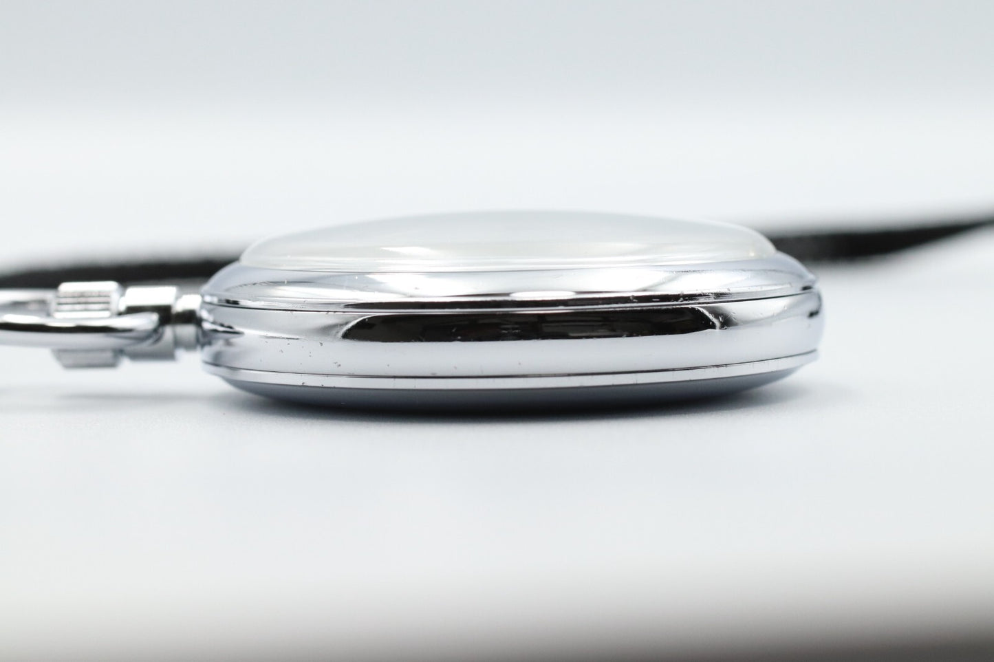 *Exc+5* Vintage SEIKO 7C11-0010 Quartz White Dial Round 50mm Mens Watch JAPAN