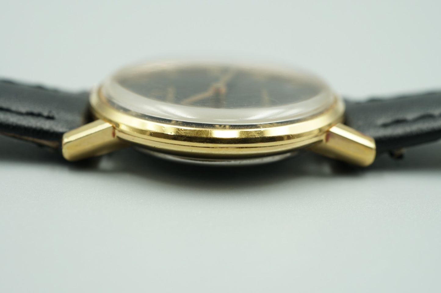 *NEAR MINT* Vintage 1975 OMEGA Geneve Cal.625 Hand Wind Black 25mm Women Watch