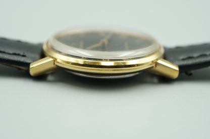 *NEAR MINT* Vintage 1975 OMEGA Geneve Cal.625 Hand Wind Black 25mm Women Watch