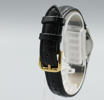 *Exc+5* Vintage OMEGA De Ville Cal.1387 Quartz White Dial Round Women Watch