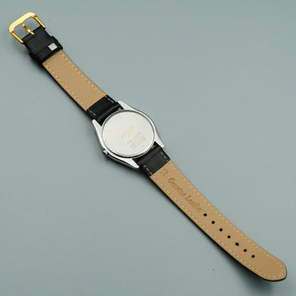 *MINT* Polished GRAND SEIKO GS 8N65-8000 Qz Silver Dial Round 35mm Mens Watch