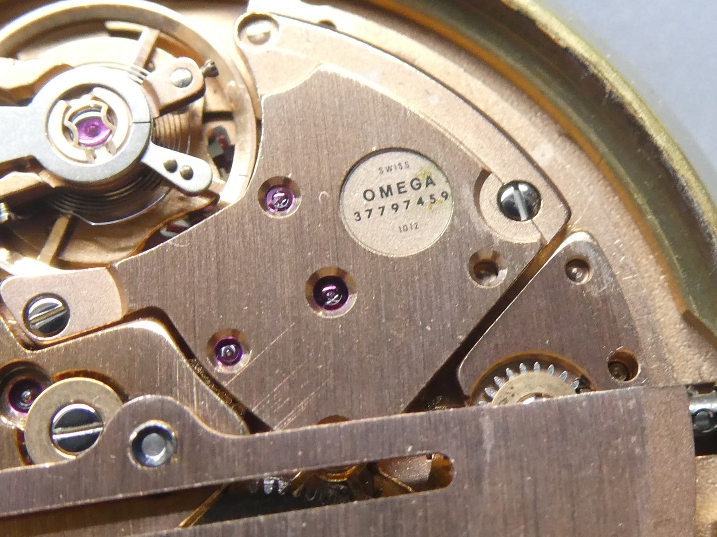 *N MINT* Vintage 1974 OMEGA De Ville Cal.1012 Automatic Gold 35mm Mens Watch